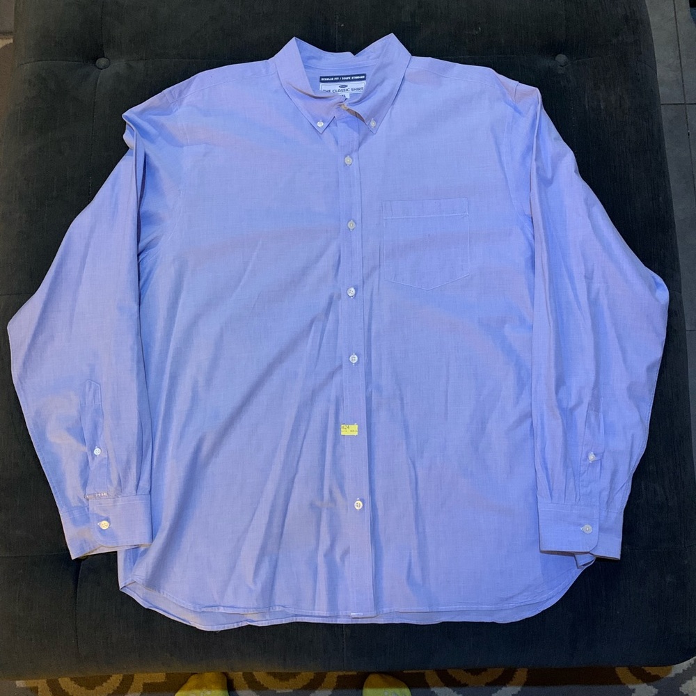Gently Used Old Navy button up long sleeve shirt Size XXL